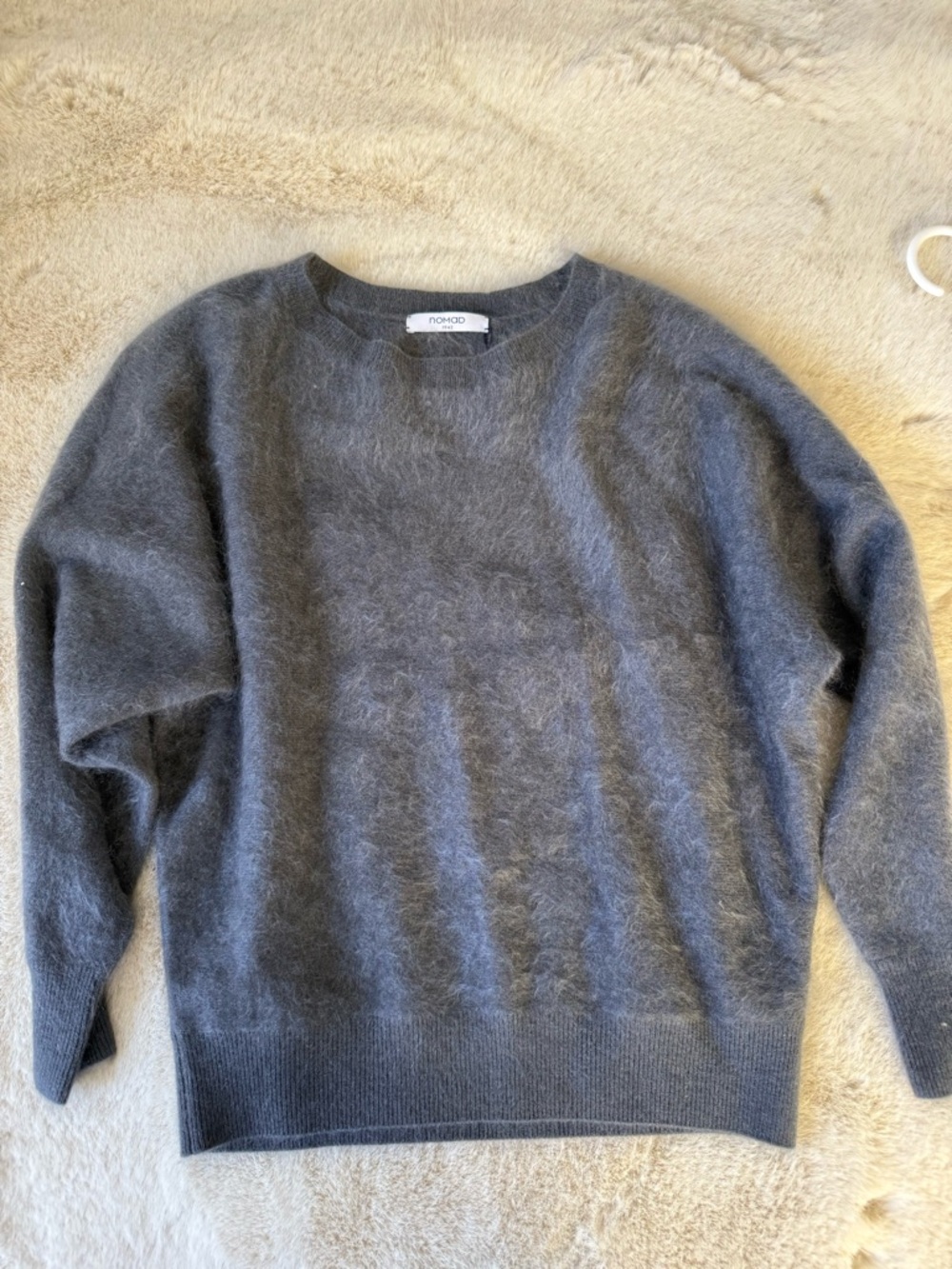 Nomad 100% Cashmere Dark Grey Sweater